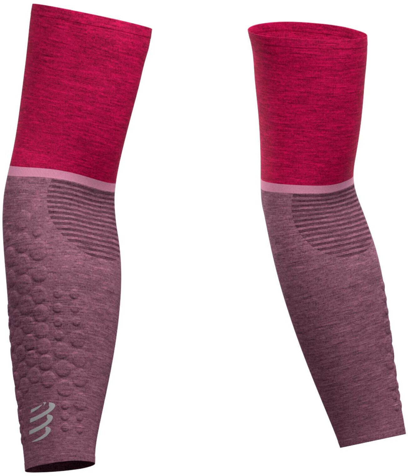 Running arm warmers Compressport ArmForce Ultralight Pink Melange T1 Running arm warmers