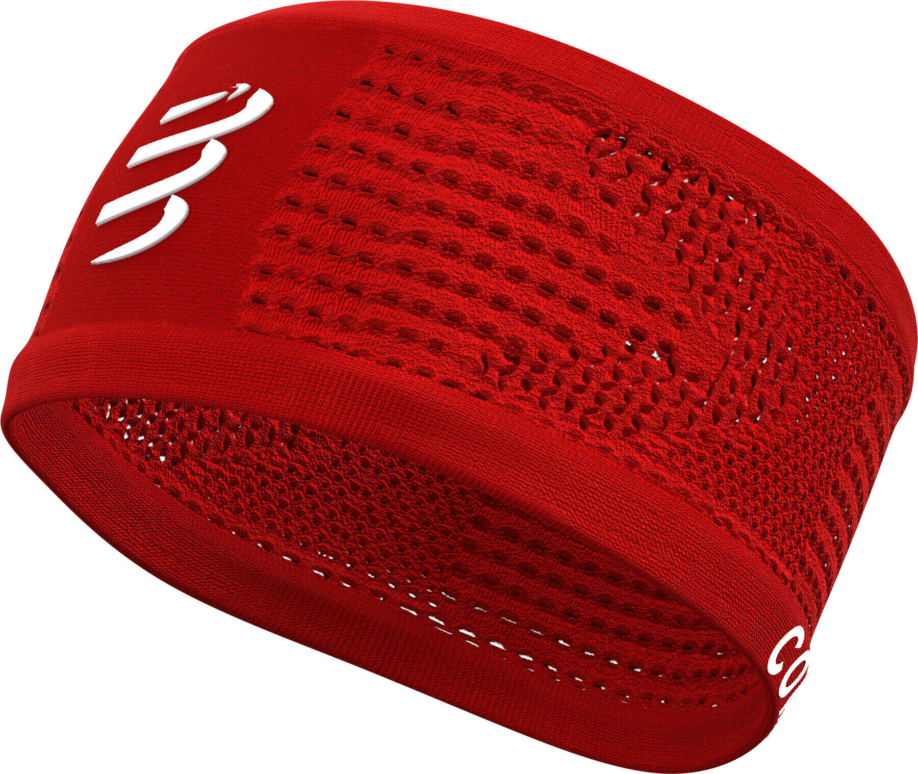 Pannband för löpning Compressport Headband On/Off Red UNI Pannband för löpning