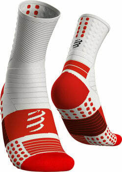 Meias de corrida Compressport Pro Marathon White T2 Meias de corrida - 1