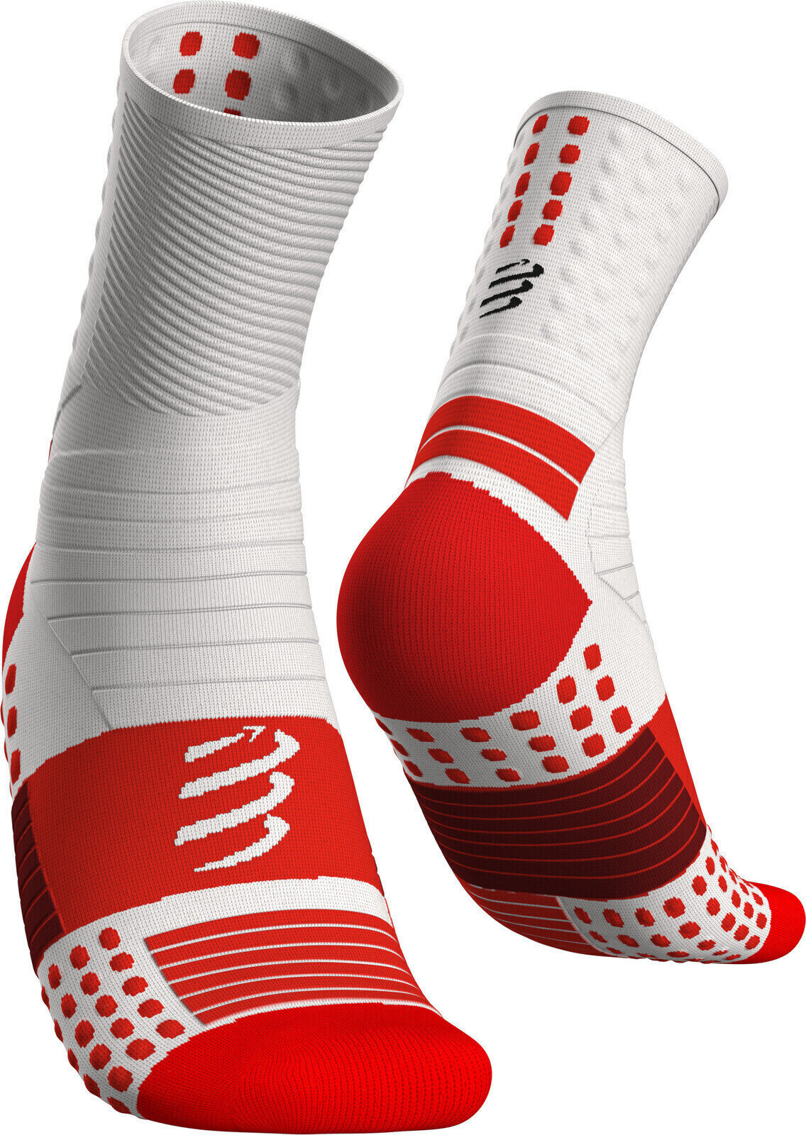 Levně Compressport Pro Marathon White T4 Běžecké ponožky