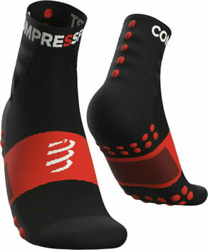 Løbestrømper Compressport Training Socks 2-Pack Black T4 Løbestrømper - 1