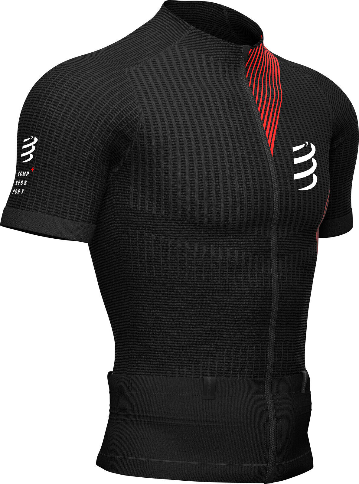 Running t-shirt with short sleeves
 Compressport Trail Postural SS Top Black M Running t-shirt with short sleeves