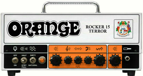 Csöves gitárerősítők Orange Rocker 15 Terror White - 1
