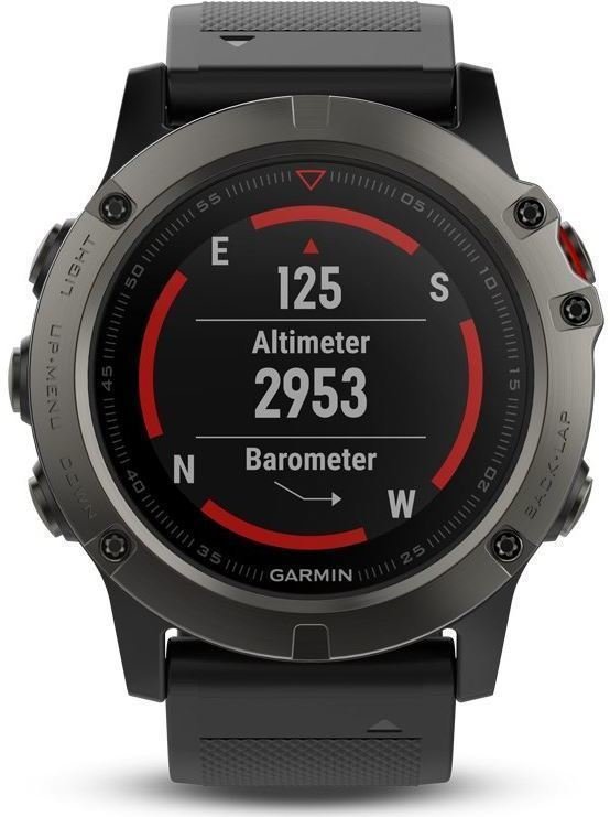 Reloj inteligente / Smartwatch Garmin fenix 5X Sapphire/Grey/Black