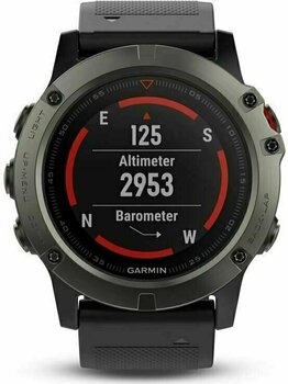 Smartwatch Garmin fenix 5X Sapphire/Grey/Black - 1