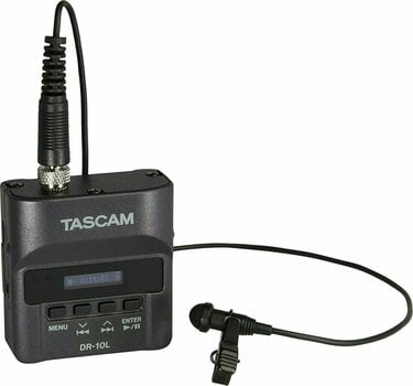 Bärbar digital inspelare Tascam DR-10L Svart - 1