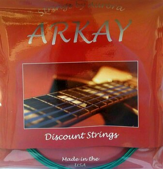 Snaren voor 5-snarige basgitaar Aurora Arkay Standard Bass Guitar Strings 45-125 Green - 1