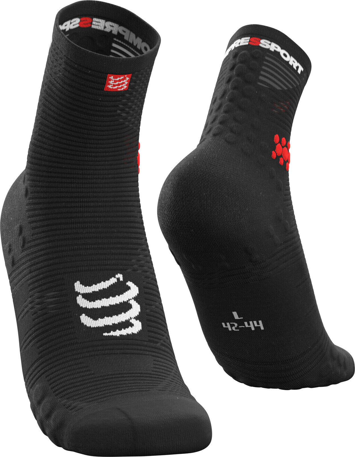 Čarape za trčanje
 Compressport Pro Racing v3.0 Run High Black T2 Čarape za trčanje