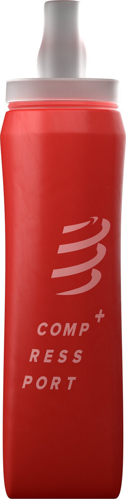 Bottiglia di corsa Compressport ErgoFlask 300mL Red 300 ml Bottiglia di corsa