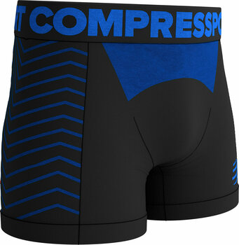 Löparunderkläder Compressport Seamless Boxer Black S Löparunderkläder - 1