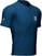 Koszulka do biegania z krótkim rękawem Compressport Trail Half-Zip Fitted SS Top Blue S Koszulka do biegania z krótkim rękawem