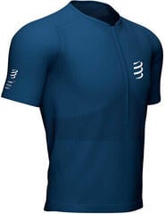 Compressport Trail Half-Zip Fitted SS Top Blue