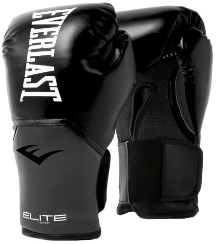 Boxing and MMA gloves Everlast Pro Style Elite Gloves Black/Grey 14 oz