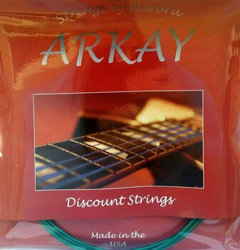 Corde Chitarra Elettrica Aurora Arkay Standard Electric Guitar Strings 12-52 Green - 1