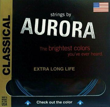 Nylon snaren voor klassieke gitaar Aurora Premium Classical Guitar Strings High Tension Gold - 1