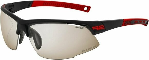 Óculos de ciclismo R2 Racer Black-Red Matt/Photochromic Brown Óculos de ciclismo - 1