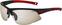 Óculos de ciclismo R2 Racer Black-Red Matt/Photochromic Brown Óculos de ciclismo