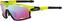 Óculos de ciclismo R2 Rocket Neon Yellow-Black Matt/Blue Revo Pink Óculos de ciclismo