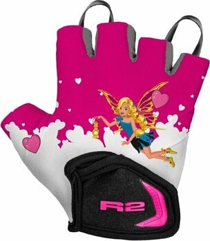 Kolesarske rokavice R2 Voska Bike Gloves Pink/White 3 Years Kolesarske rokavice - 1