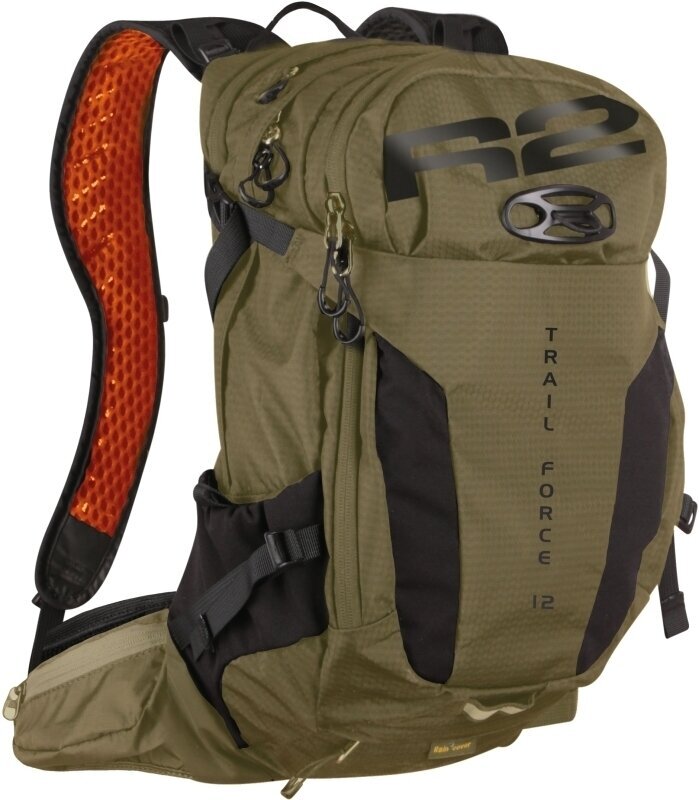 Fietsrugzak en accessoires R2 Trail Force Sport Backpack Brown-Zwart Rugzak