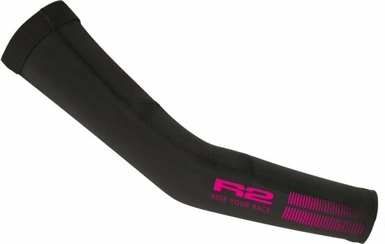 Cycling Arm Sleeves R2 Rupet Arm Warmers Black/Pink S Cycling Arm Sleeves - 1
