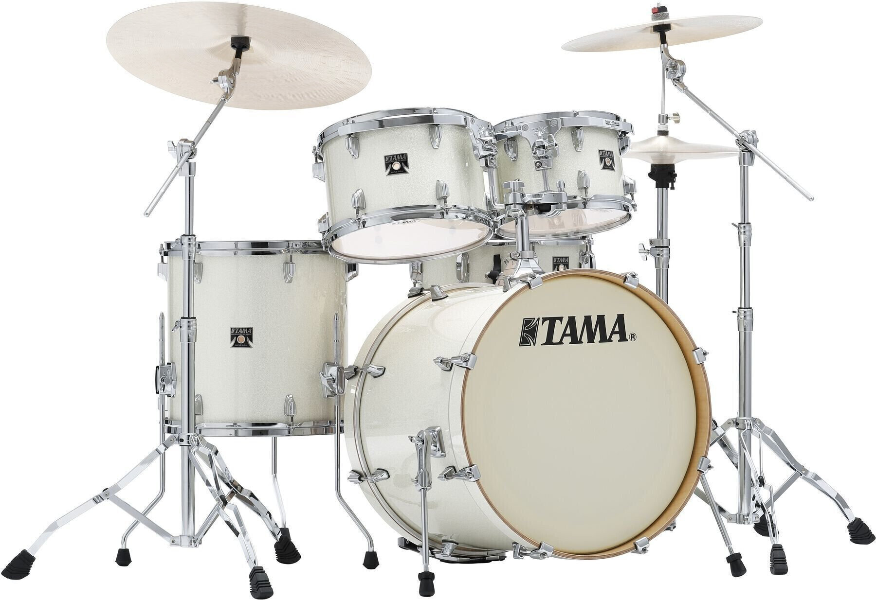 Akoestisch drumstel Tama CK50R-VWS Superstar Classic Vintage White Sparkle