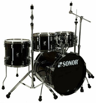 Акустични барабани-комплект Sonor AQ1 Studio Piano Black - 1