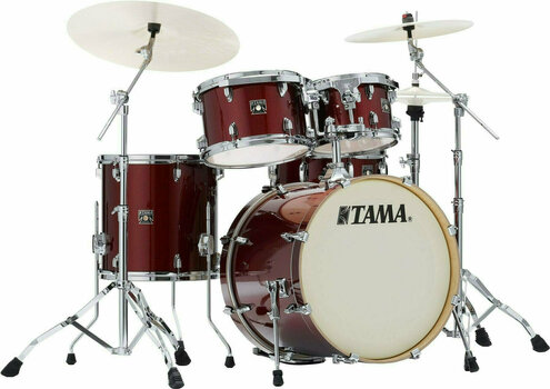 Akustik-Drumset Tama CK50R-DRP Superstar Classic Dark Red Sparkle - 1