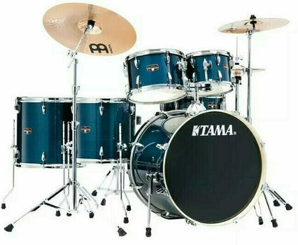 Set akustičnih bobnov Tama IE62H6W-HLB Imperialstar Hairline Blue - 1