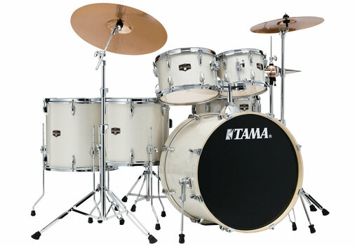 Akustik-Drumset Tama IE62H6W Imperialstar Vintage White Sparkle - 1