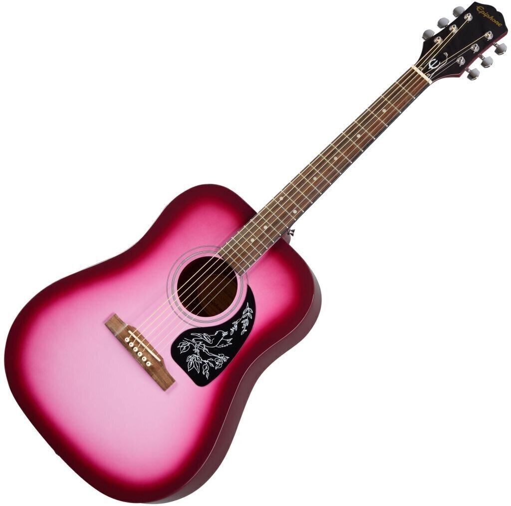 Guitare acoustique Epiphone Starling Hot Pink Pearl