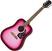 Dreadnought Guitar Epiphone Starling Hot Pink Pearl