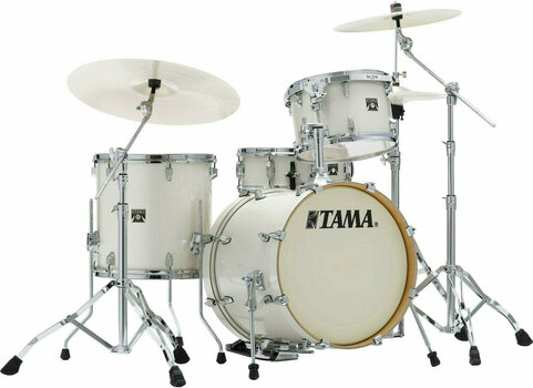 Akoestisch drumstel Tama CK48-VWS Superstar Classic Vintage White Sparkle - 1