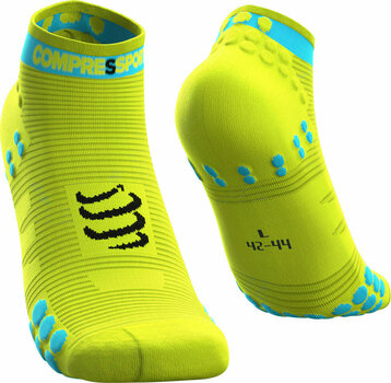 Κάλτσες Τρεξίματος Compressport Pro Racing v3.0 Run High Fluo Yellow T1 Κάλτσες Τρεξίματος - 1