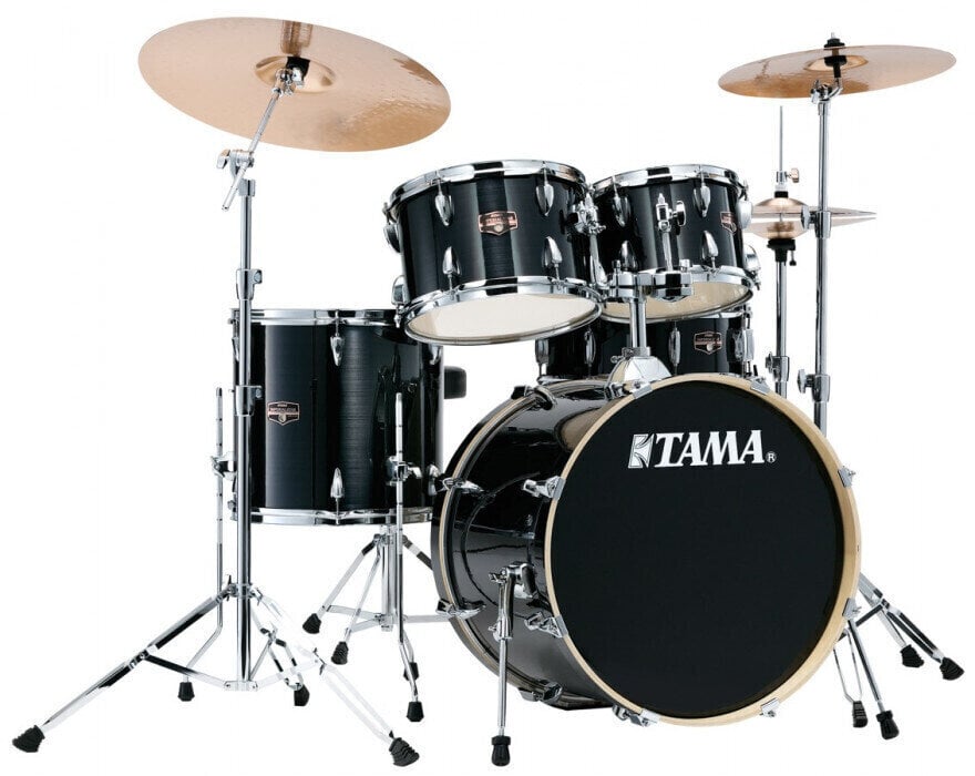 Акустични барабани-комплект Tama IE50H6W-HBK Imperialstar Hairline Black