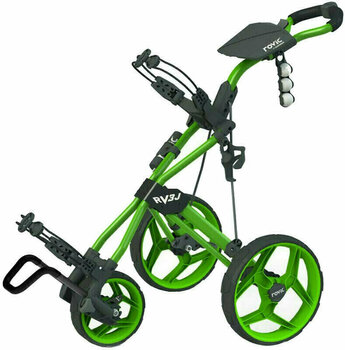 Chariot de golf manuel Rovic RV3J Junior All Lime Chariot de golf manuel - 1