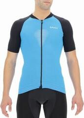 Maillot de ciclismo UYN Granfondo OW Biking Man Short Sleeve Danube Blue/Blackboard