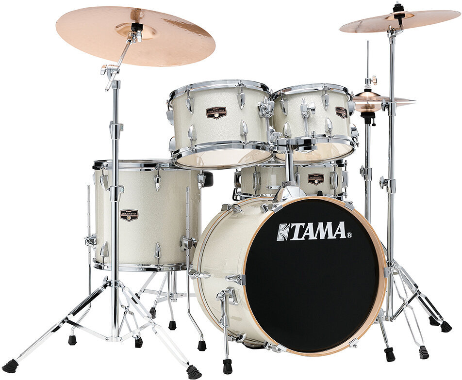 Set akustičnih bubnjeva Tama IE58H6W Imperialstar Vintage White Sparkle Set akustičnih bubnjeva