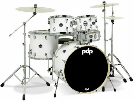 Akustická bicí souprava PDP by DW PD802610 MAINstage Gloss White - 1
