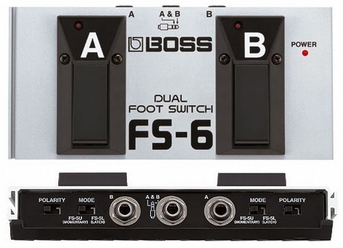 Pédalier pour ampli guitare Boss FS6 Pédalier pour ampli guitare