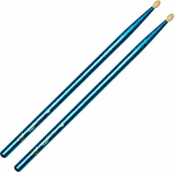 Baguettes Vater VCB5B Color Wrap 5B Blue Sparkle Baguettes - 1