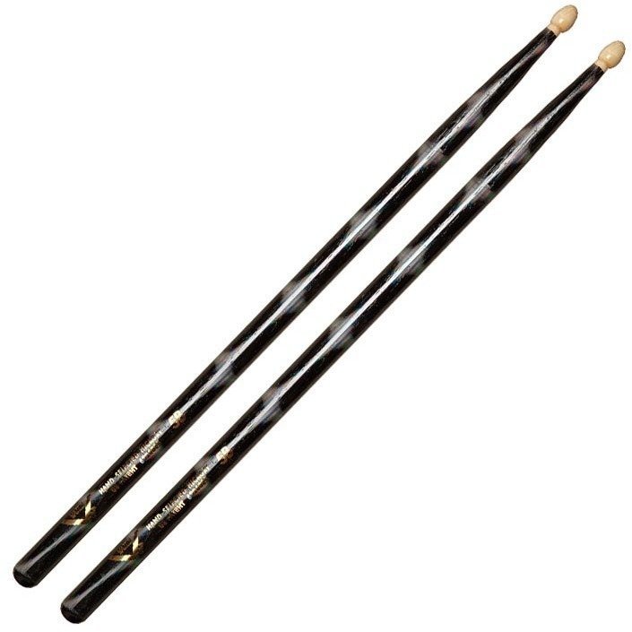 Drumsticks Vater VCBK5B Color Wrap 5B Black Optic Drumsticks