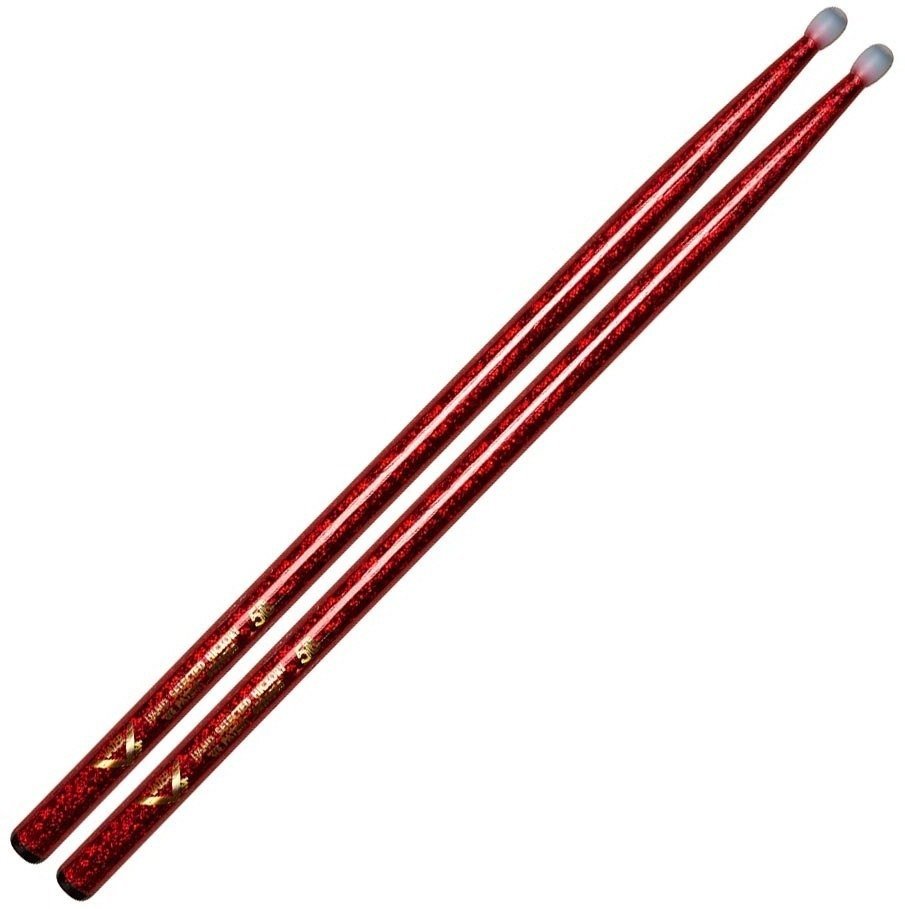 Drumsticks Vater VCR5BN Color Wrap 5B Red Sparkle Drumsticks