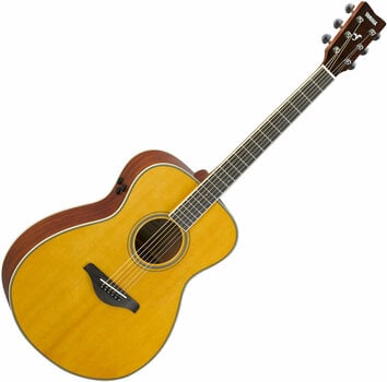Jumbo elektro-akoestische gitaar Yamaha FS-TA Vintage Tint - 1