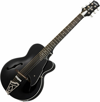 Guitarra semi-acústica Vox VGA-3PS Preto - 1