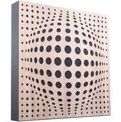 Chłonny panel z drewna Mega Acoustic FiberPro 60 Acou Sphere Natural Chłonny panel z drewna