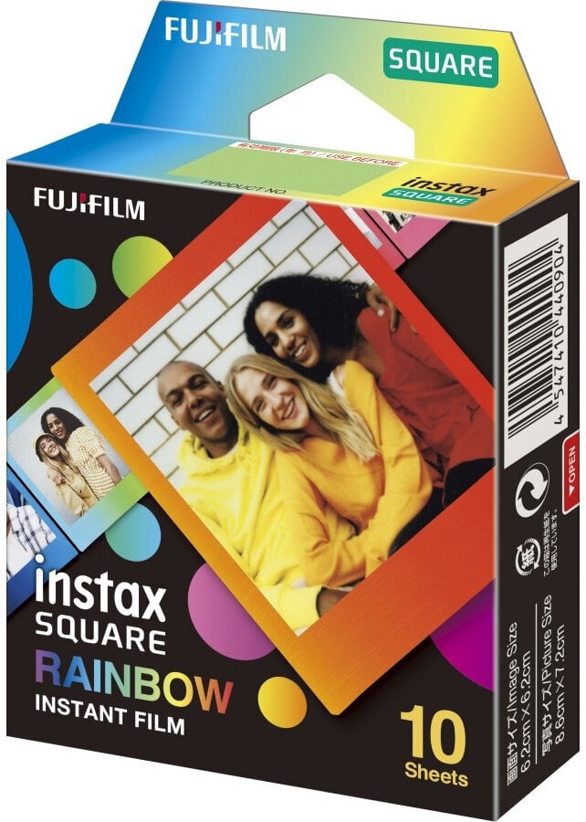Fotopapír
 Fujifilm Instax Square Rainbow Fotopapír
