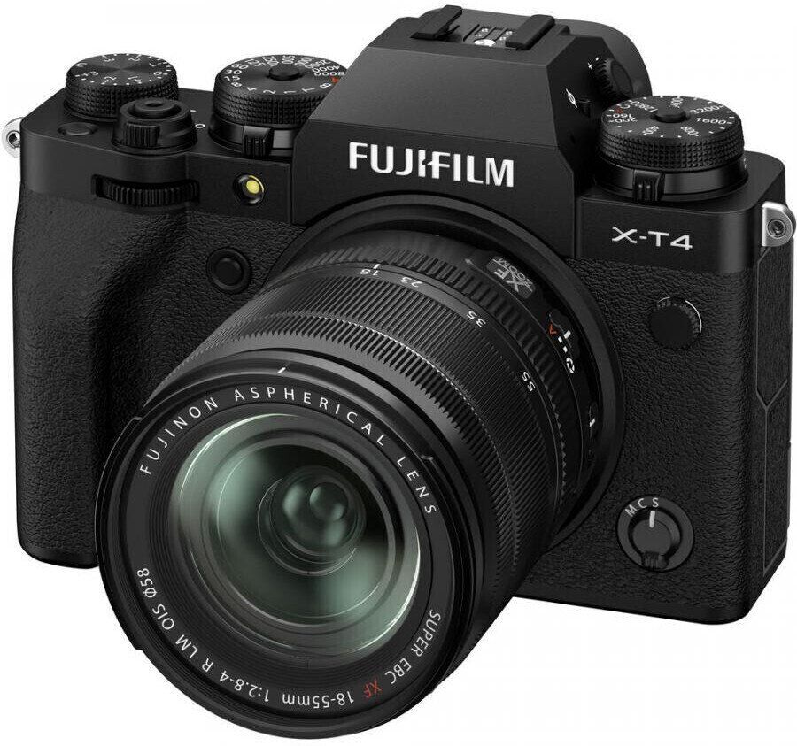 Câmara mirrorless Fujifilm X-T4 + Fujinon XF18-55mm Black
