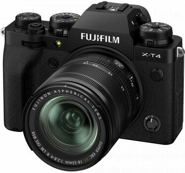 Câmara mirrorless Fujifilm X-T4 + Fujinon XF18-55mm Black - 1