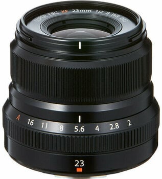 Lens for photo and video
 Fujifilm XF 23mm f/2R WR - 1